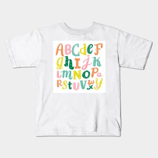 Chalky Alphabet Kids T-Shirt